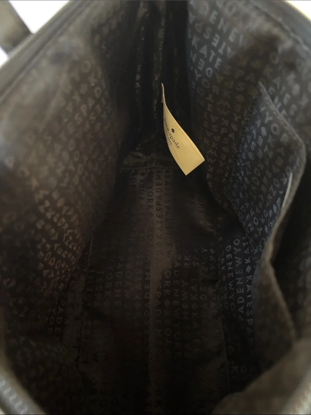EUC Kate Spade Greta Court Ina Glitter Satchel Crossbody Bag Black